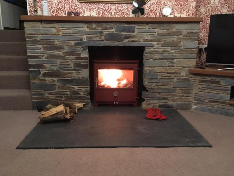 Recently installed Chilli Penguin stove fitted early 2019